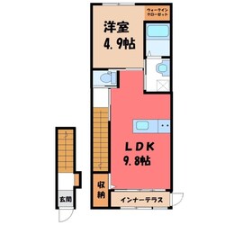 小山駅 徒歩31分 2階の物件間取画像